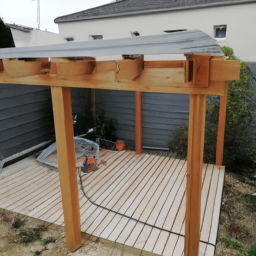 Réparation de toiture de pergola en acier Torcy